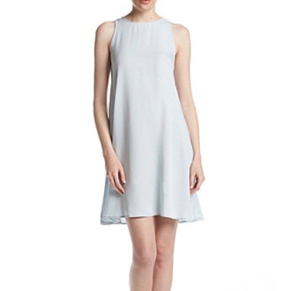 Chelsea & Theodore Tencel Swing Dress Windowpane Plaid Sleeveless NWT Large - Picture 1 of 8